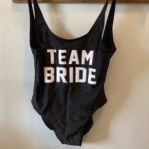 “Team Bride” Bridesmaid Full Piece Swimsuit